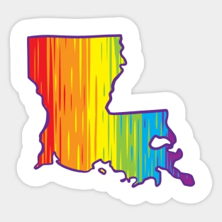 Louisiana Pride Sticker